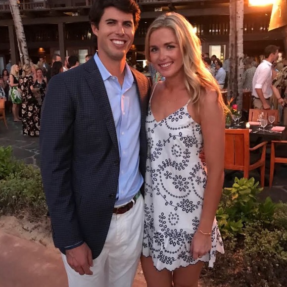 Blue/White Dress - Picture 3 of 3